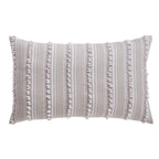 Parure de couette Angelique Better Trends 100 % coton touffeté doux en peluche chenille élégante à rayures lavable en machine et sèche-linge