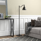 Lampadaire Beverly 65 haut avec abat-jour en métal