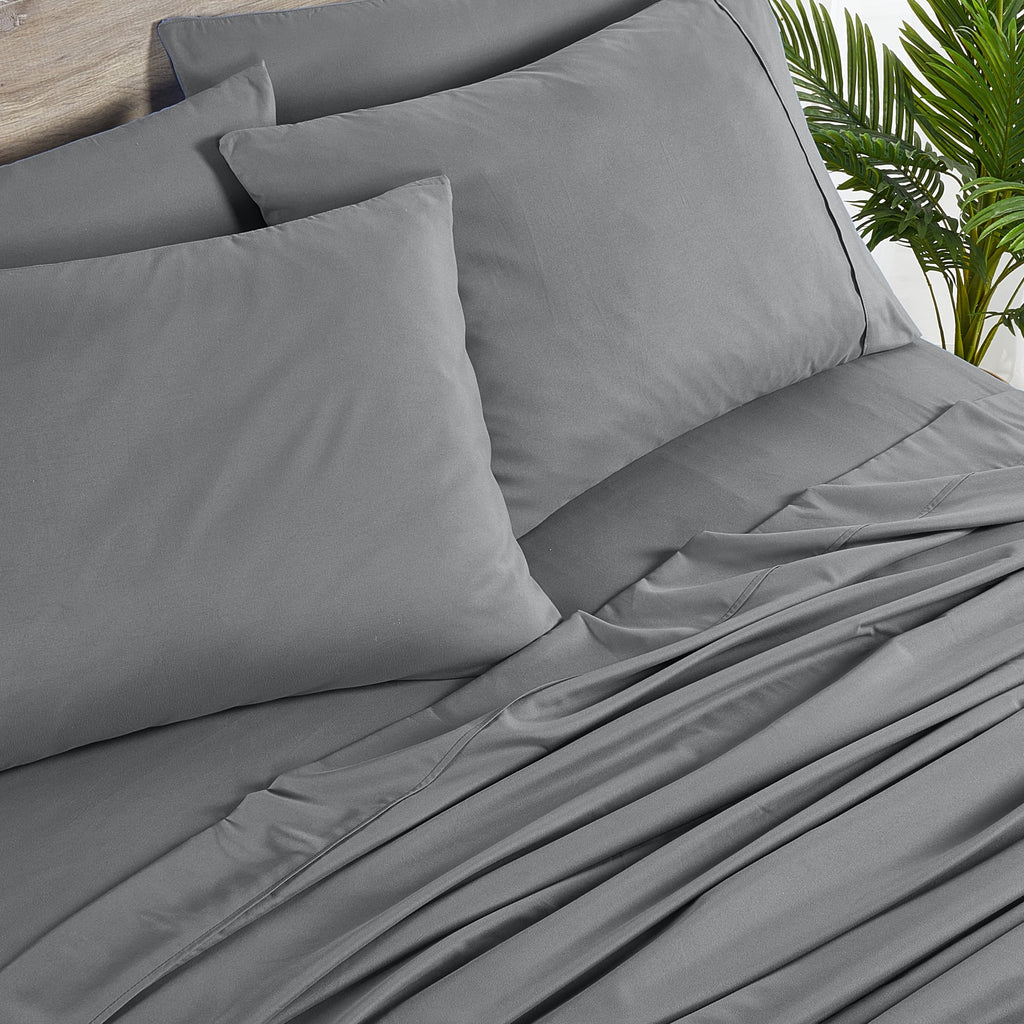 Ensemble de draps Bibb Home 2000 pièces en rayonne de bambou, 6 pièces