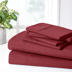 Ensemble de draps Bibb Home 2000 pièces en rayonne de bambou, 6 pièces