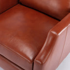 Fauteuil inclinable Biscoe Push Back - Caramel, une option d'assise élégante et confortable pour votre maison