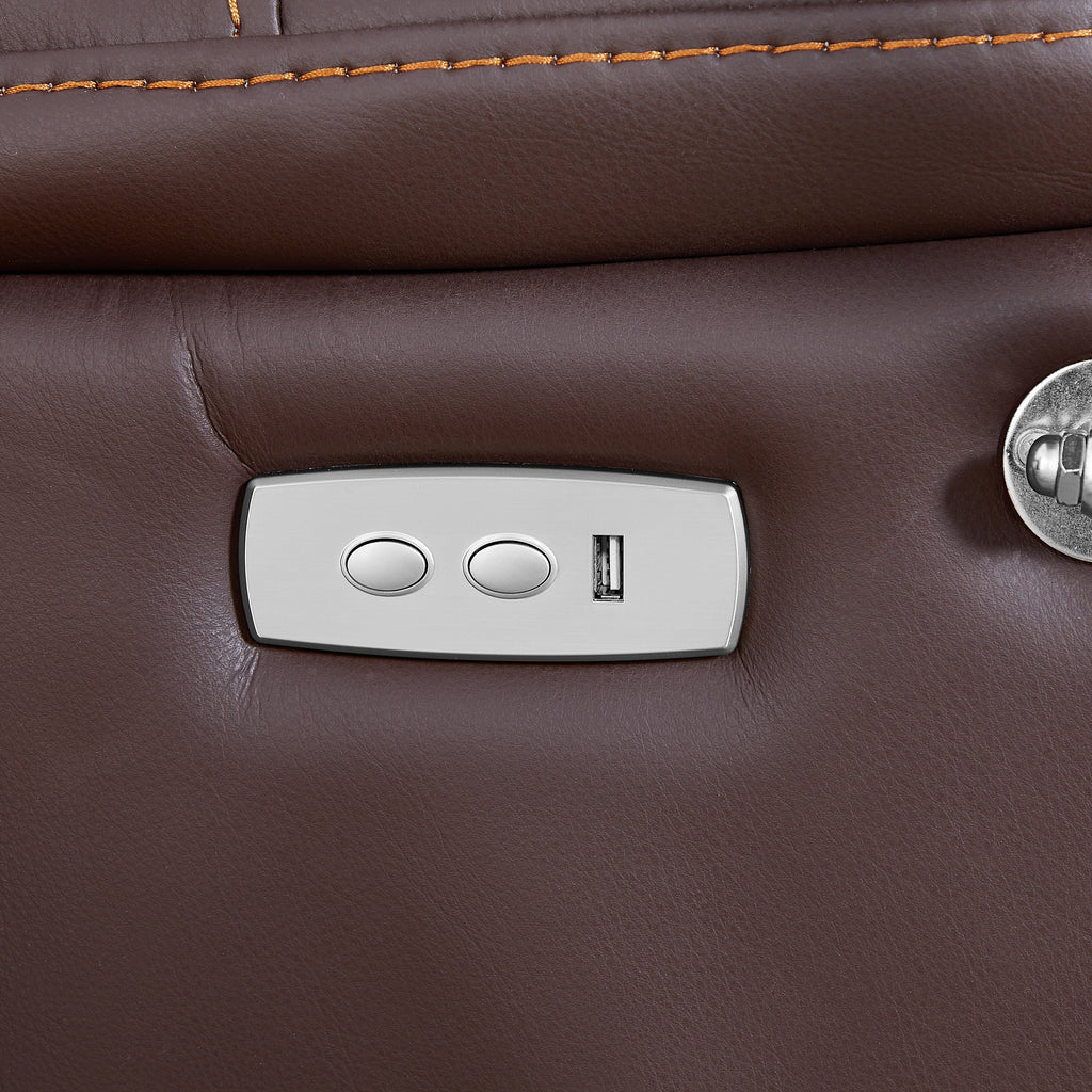 Fauteuil inclinable électrique réglable noir avec massage, chauffage, ports USB, support pour téléphone et poches latérales, inclinable jusqu'à 139°