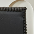 Canapé-lit sectionnel moderne noir 87 Cloud Plush avec coussins pour salon