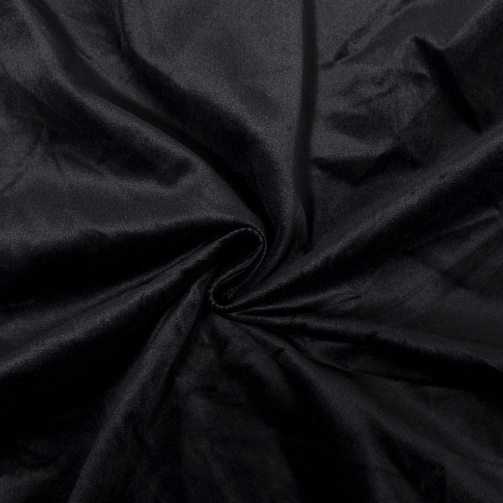 Canapé-lit gigogne en velours noir avec coussins moelleux