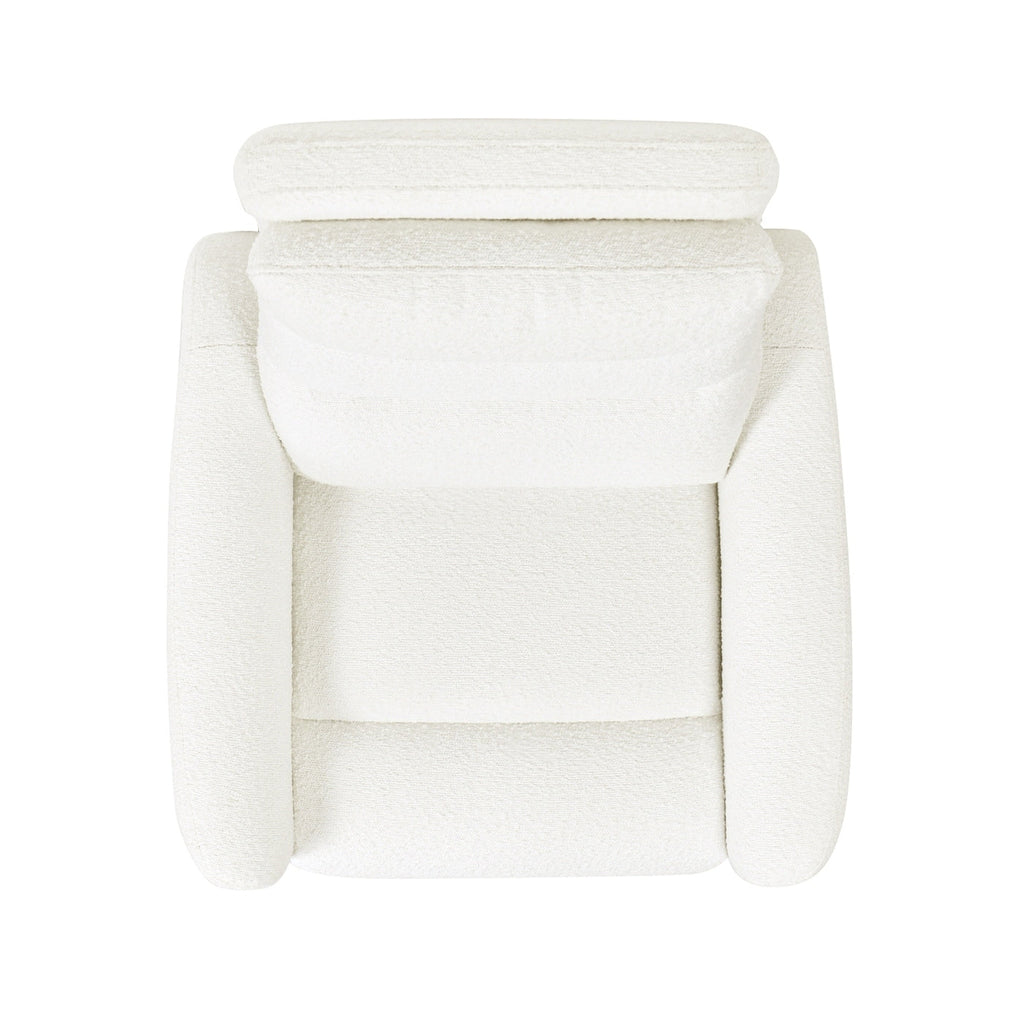 Fauteuil inclinable électrique à dossier haut rembourré Bloomy 35,5 Boucle