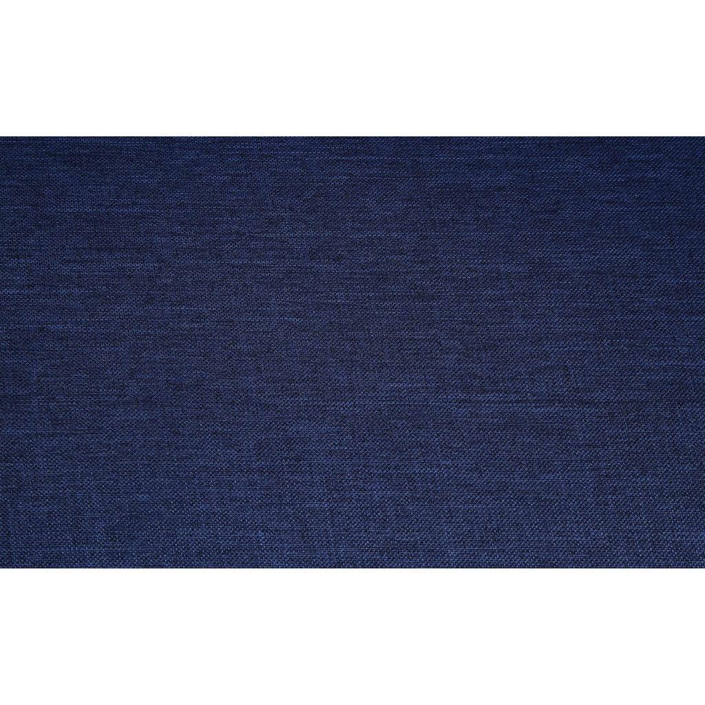 Canapé-lit convertible en lin bleu avec pieds en bois