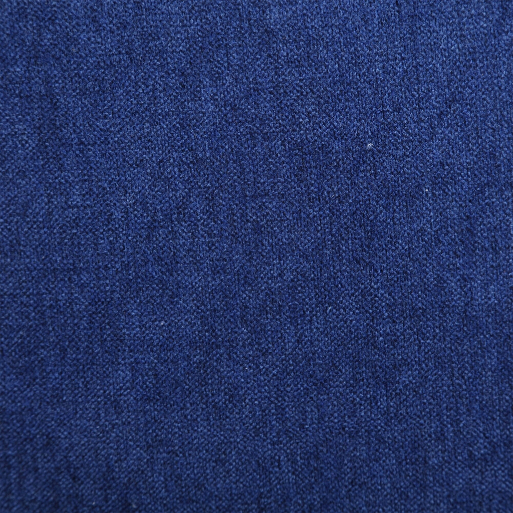 Canapé causeuse en lin bleu moderne 102.36 avec accoudoirs réglables et coussins capitonnés pour le salon