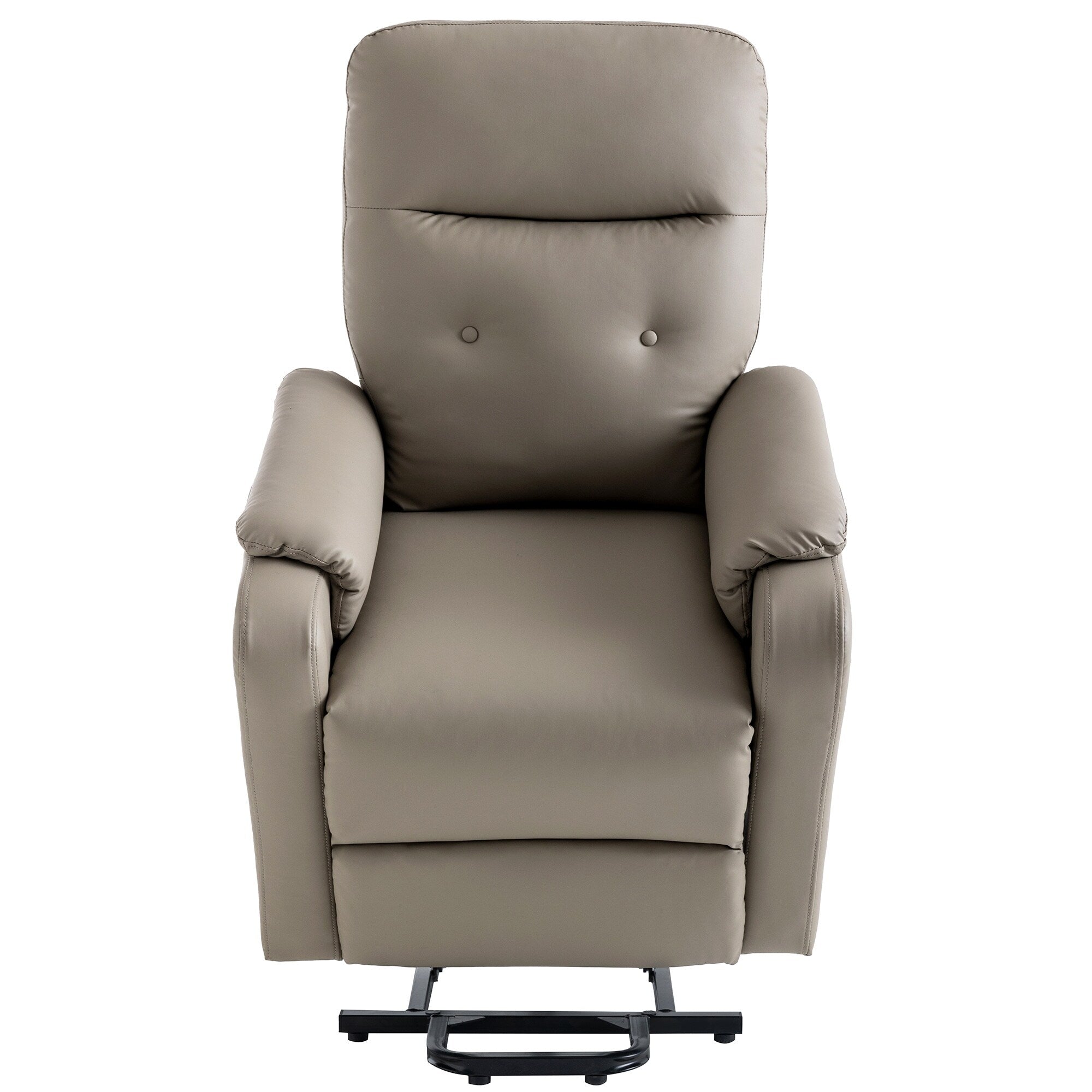 Fauteuil inclinable électrique bleu avec massage, fonction chauffante, positions réglables, poche latérale pour plus de commodité