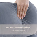 Fauteuil inclinable électrique bleu pour personnes âgées avec télécommande, revêtement antidérapant, coussin rembourré et poche de rangement latérale