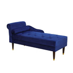 Chaise longue de salon en tissu BlueFluffy