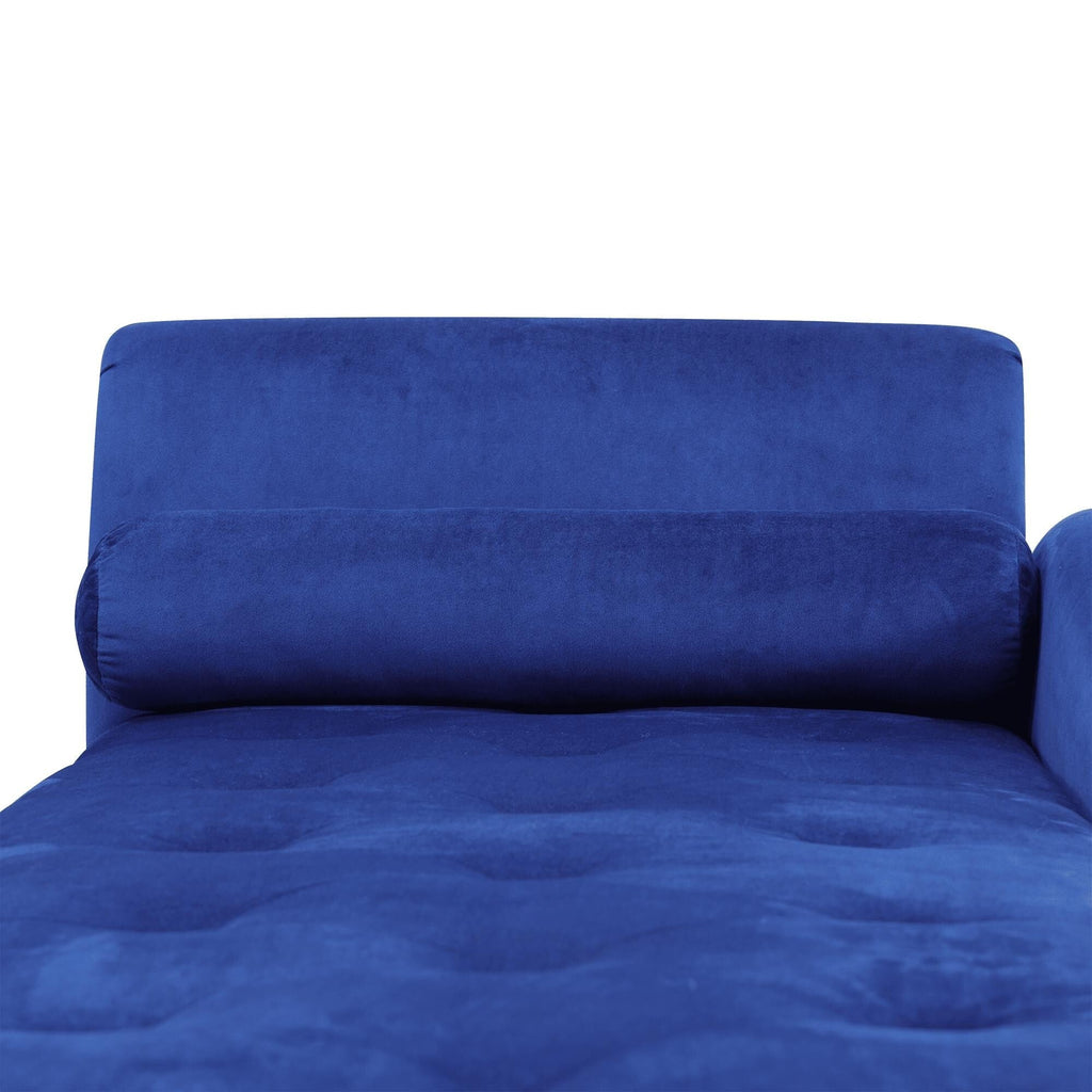 Chaise longue de salon en tissu BlueFluffy