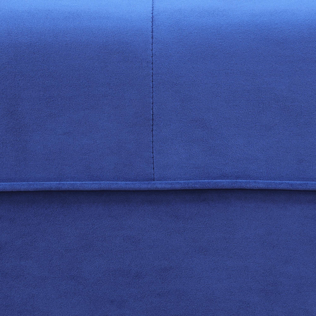 Chaise longue de salon en tissu BlueFluffy