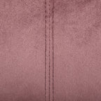 Canapé 3 places Blush 76.25 en velours avec coutures en canal et pieds en métal pour le salon