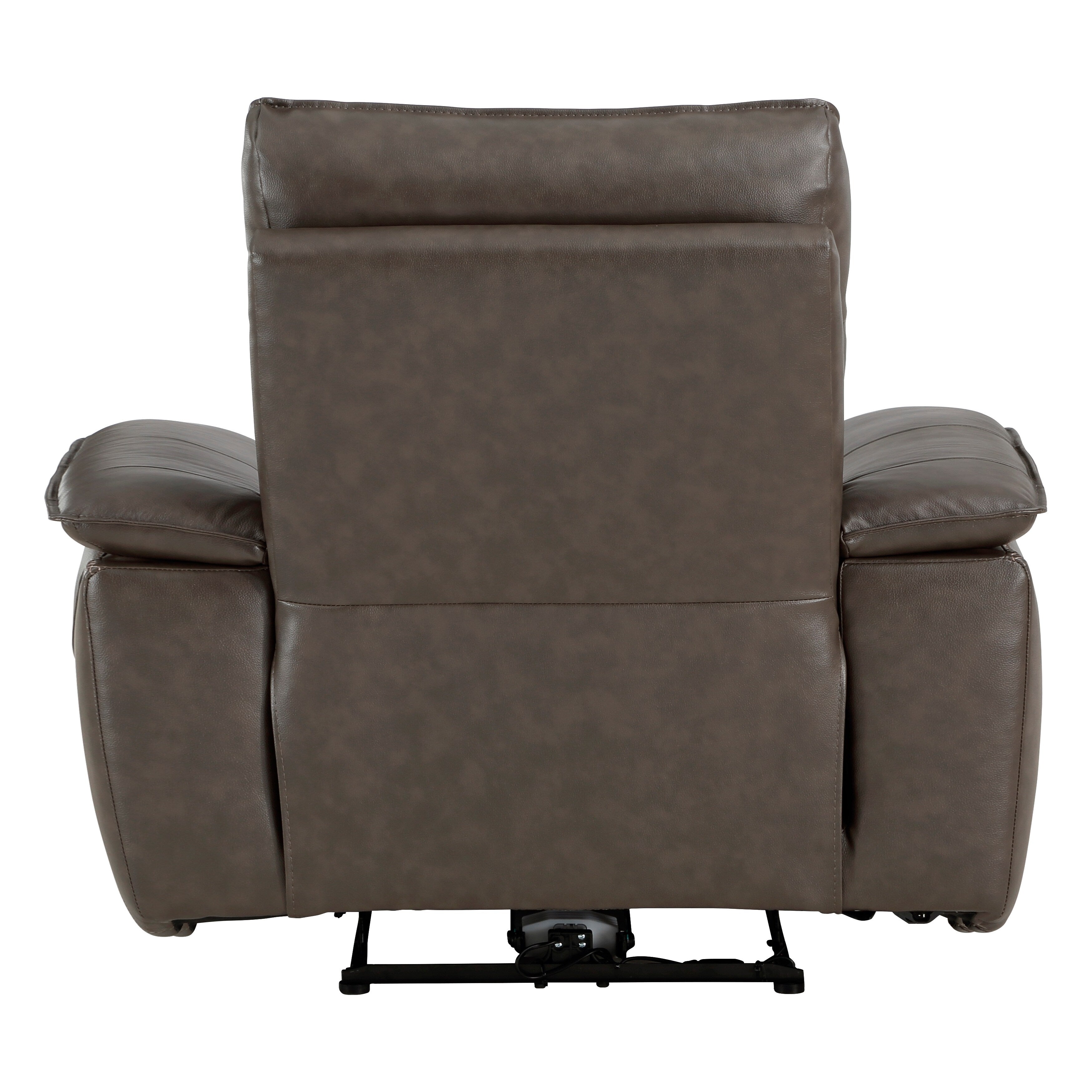Fauteuil inclinable électrique Blythe en cuir assorti