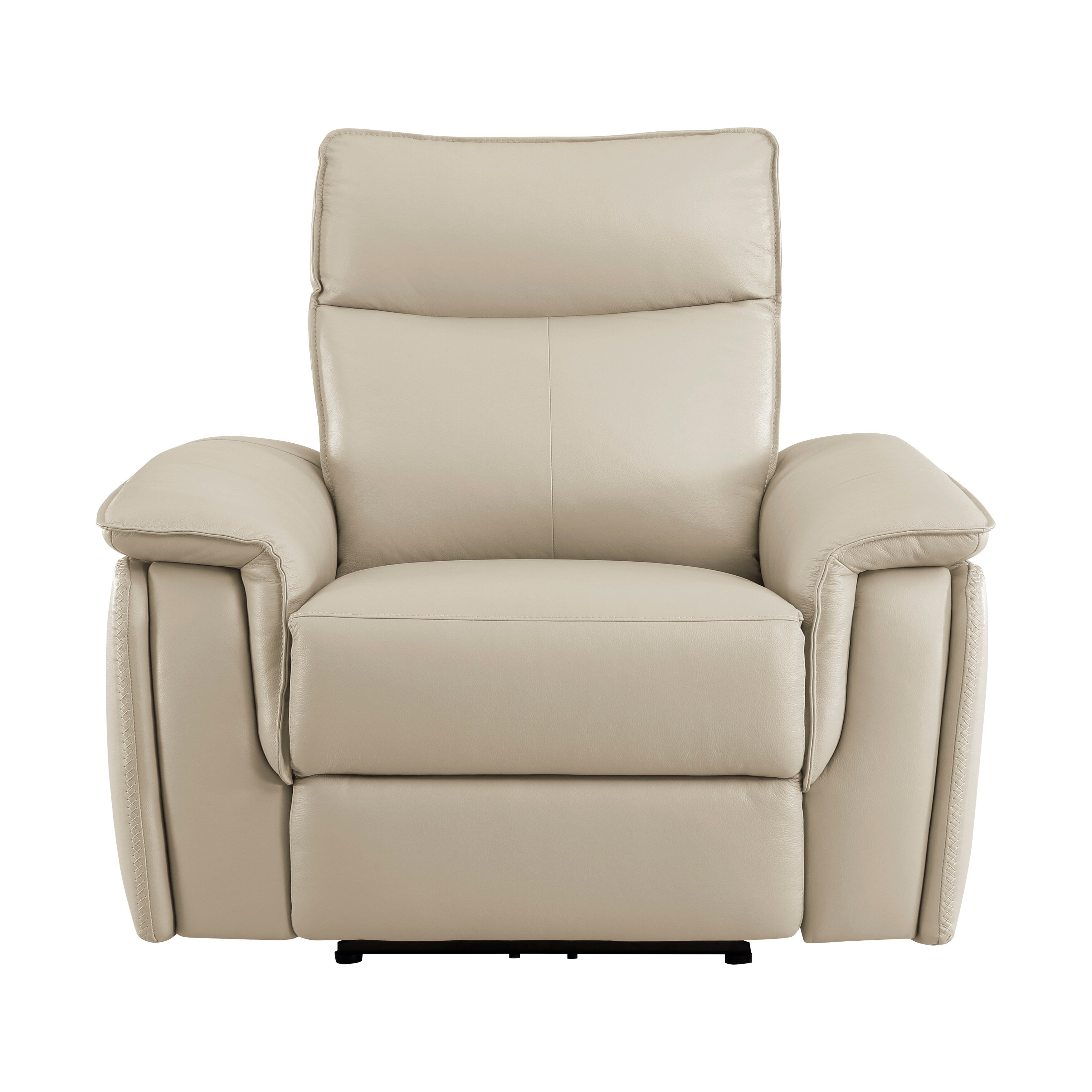 Fauteuil inclinable électrique Blythe en cuir assorti
