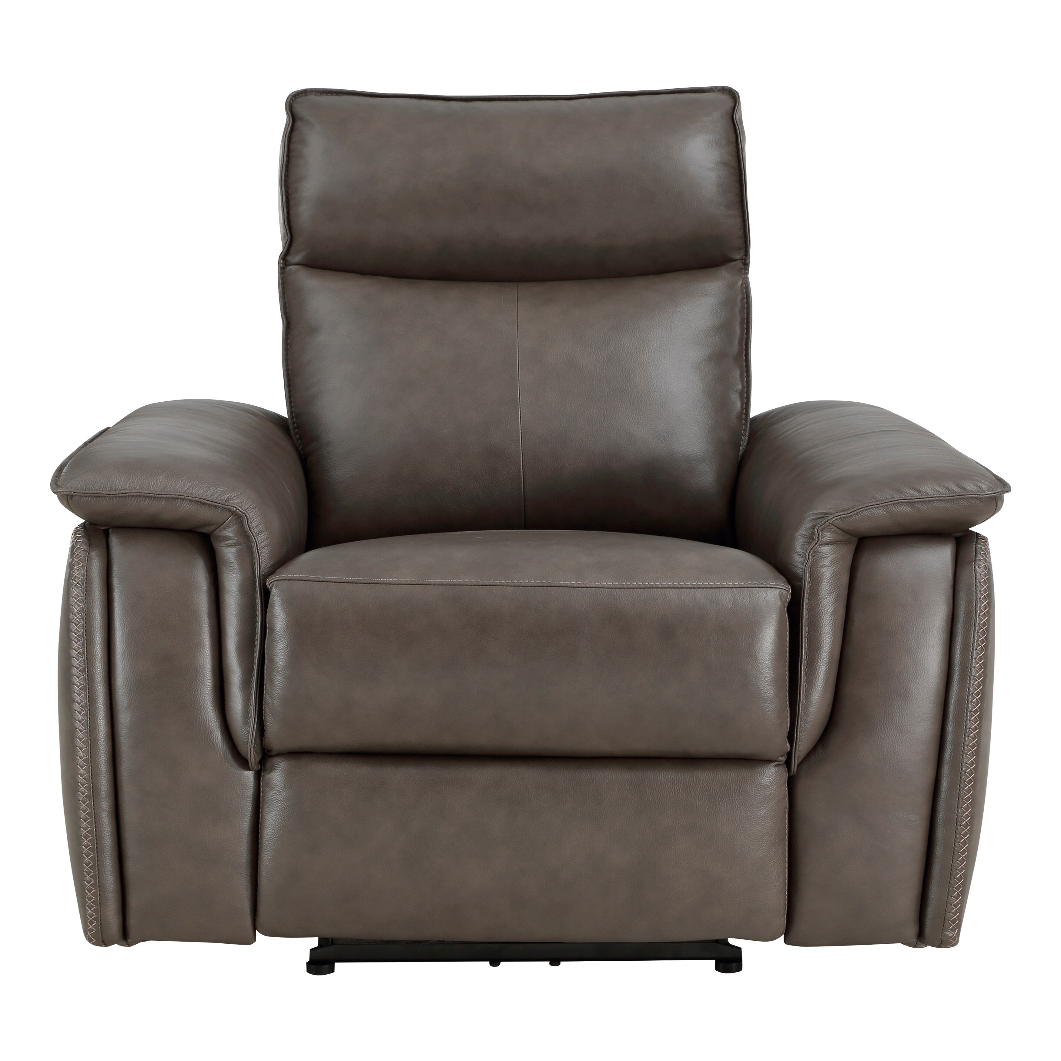 Fauteuil inclinable électrique Blythe en cuir assorti