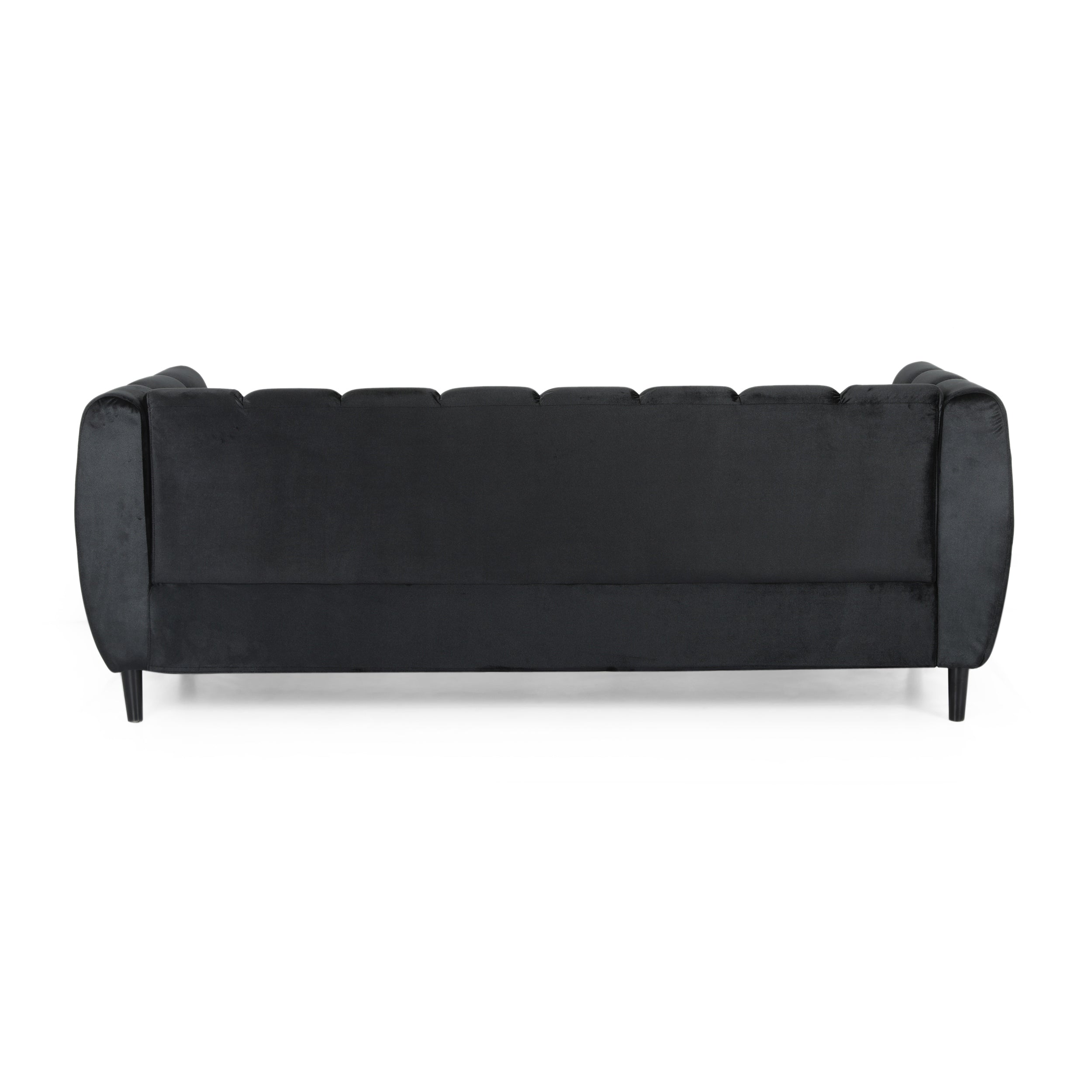 Canapé 3 places Bobran en velours moderne par Christopher Knight Home - 30,00 P x 83,25 L x 30,25 H