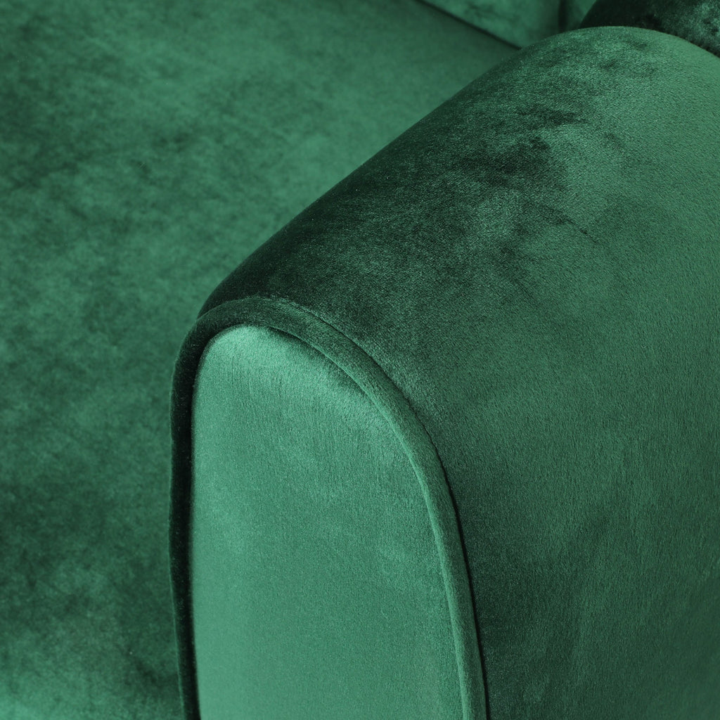 Canapé 3 places Bobran en velours moderne par Christopher Knight Home - 30,00 P x 83,25 L x 30,25 H