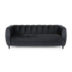 Canapé 3 places Bobran en velours moderne par Christopher Knight Home - 30,00 P x 83,25 L x 30,25 H