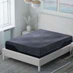 Matelas hybride Bodipedic 13 pouces en mousse à mémoire de forme et ressorts dans une boîte