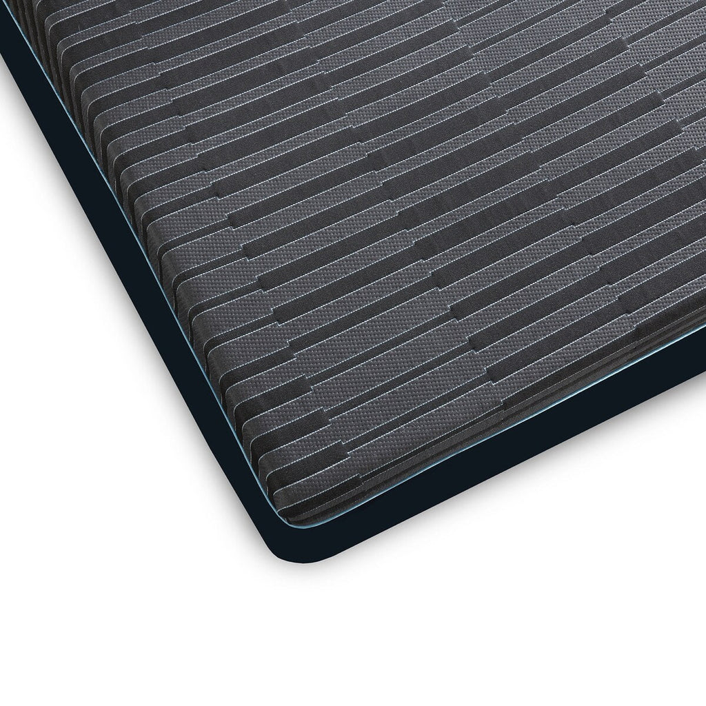 Matelas hybride Bodipedic 13 pouces en mousse à mémoire de forme et ressorts dans une boîte