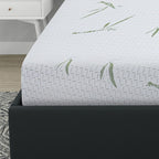 Matelas Bodipedic Naturals double couche en mousse à mémoire de forme de 10 pouces avec housse en rayonne de bambou