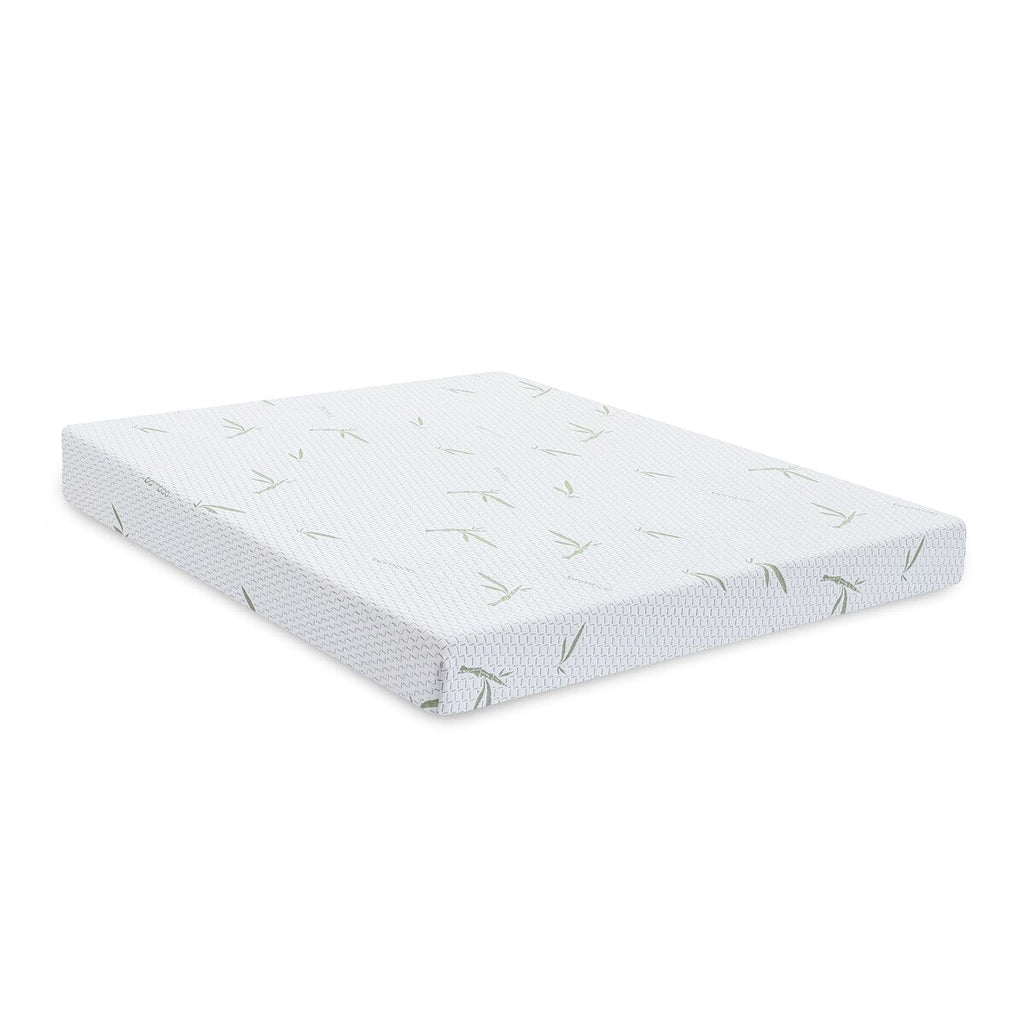 Matelas Bodipedic Naturals double couche en mousse à mémoire de forme de 10 pouces avec housse en rayonne de bambou