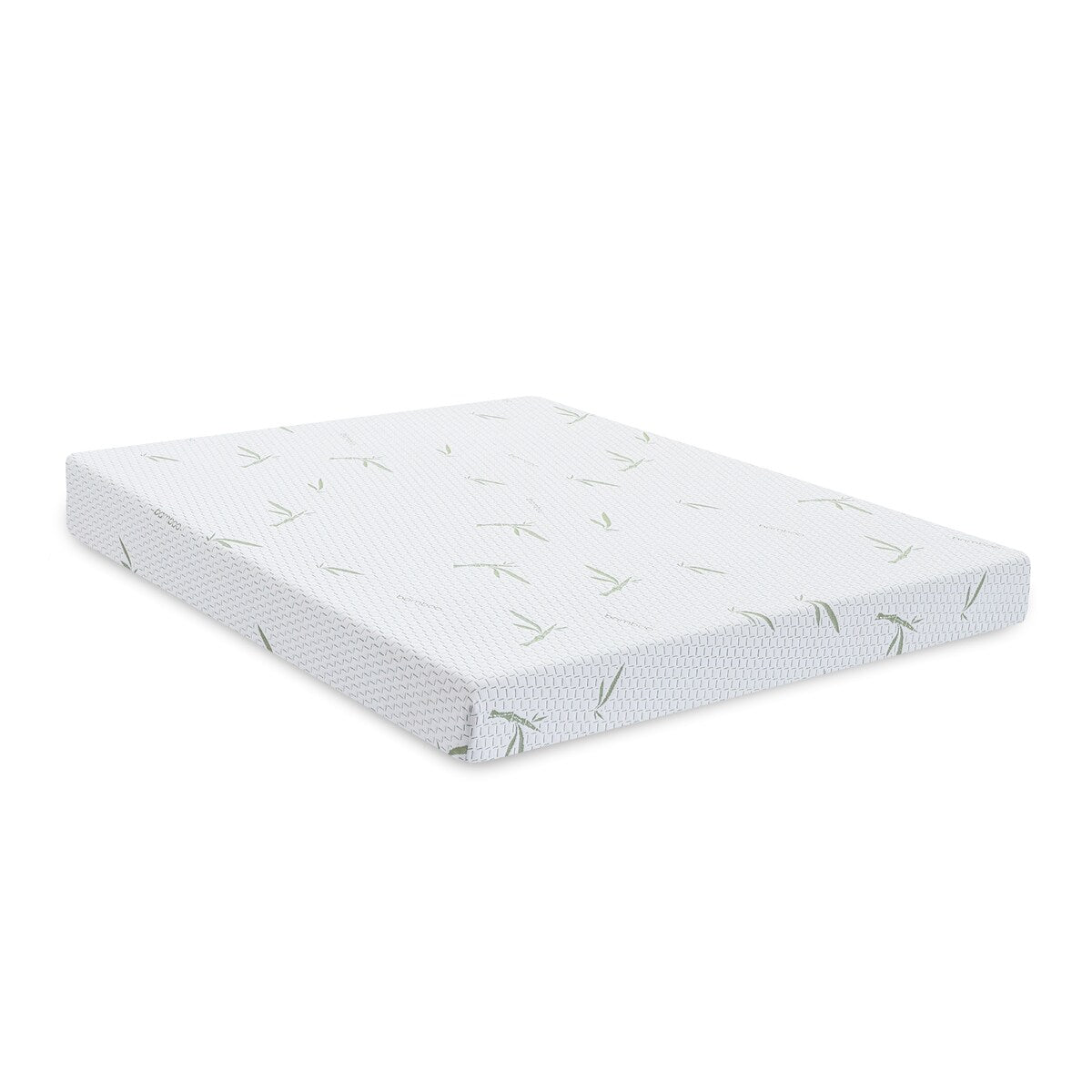 Matelas Bodipedic Naturals double couche en mousse à mémoire de forme de 10 pouces avec housse en rayonne de bambou