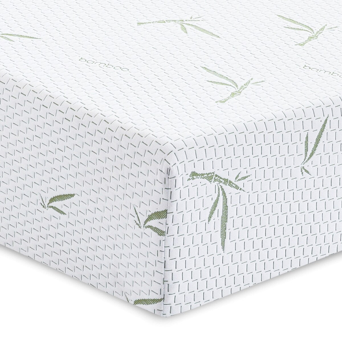 Matelas Bodipedic Naturals double couche en mousse à mémoire de forme de 10 pouces avec housse en rayonne de bambou