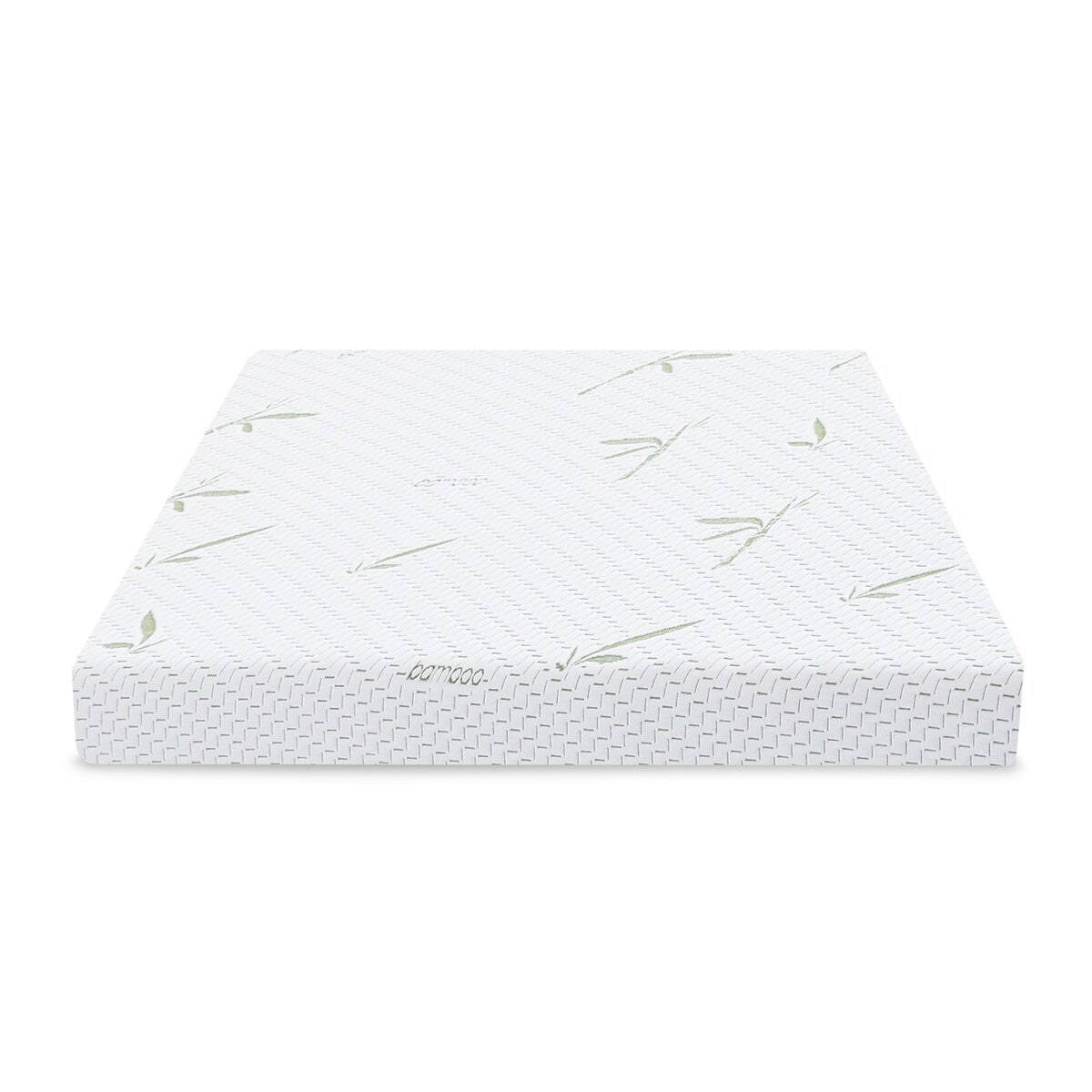 Matelas Bodipedic Naturals double couche en mousse à mémoire de forme de 10 pouces avec housse en rayonne de bambou