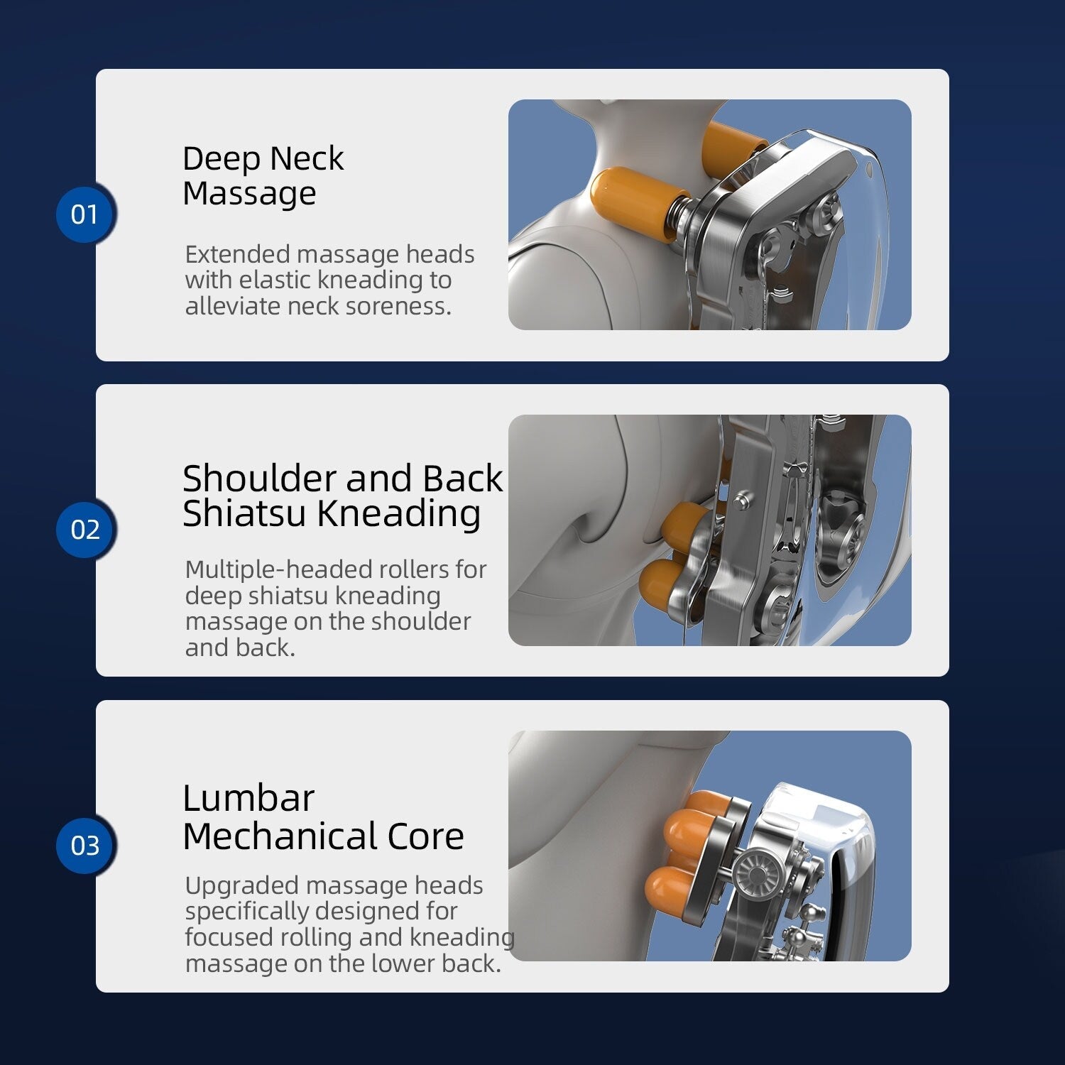 Fauteuil de massage corporel à gravité zéro, 20 airbags, chauffage, télécommande LCD, 8 rouleaux, 5 modes et techniques de massage