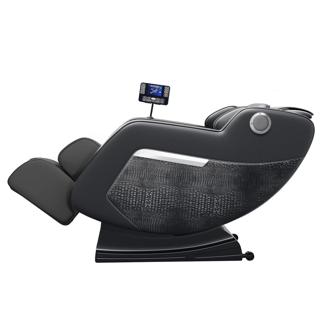Fauteuil de massage corporel à gravité zéro, 20 airbags, chauffage, télécommande LCD, 8 rouleaux, 5 modes et techniques de massage