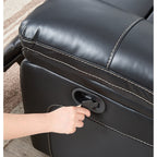 Fauteuil inclinable en cuir reconstitué