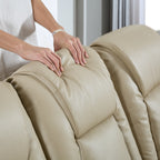 Fauteuil inclinable en cuir reconstitué