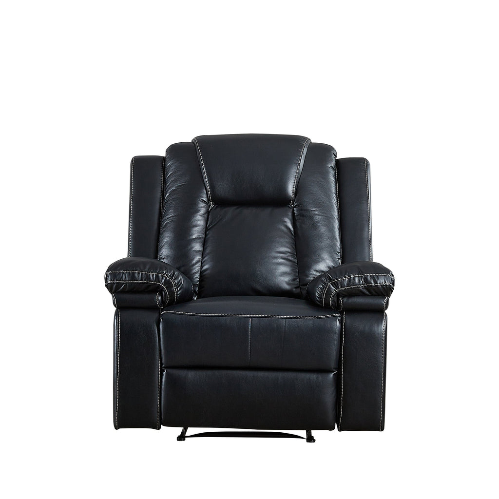 Fauteuil inclinable en cuir reconstitué