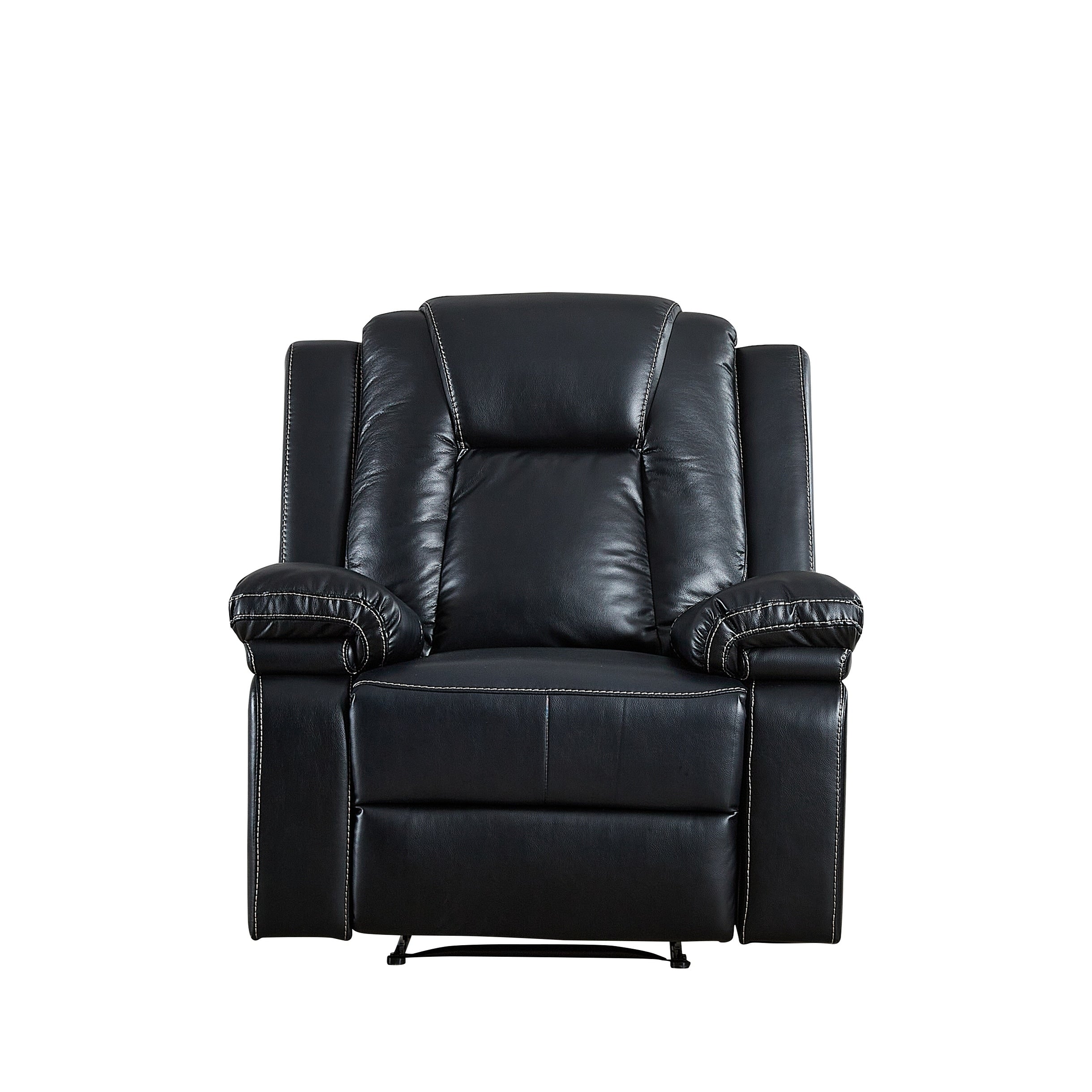 Fauteuil inclinable en cuir reconstitué