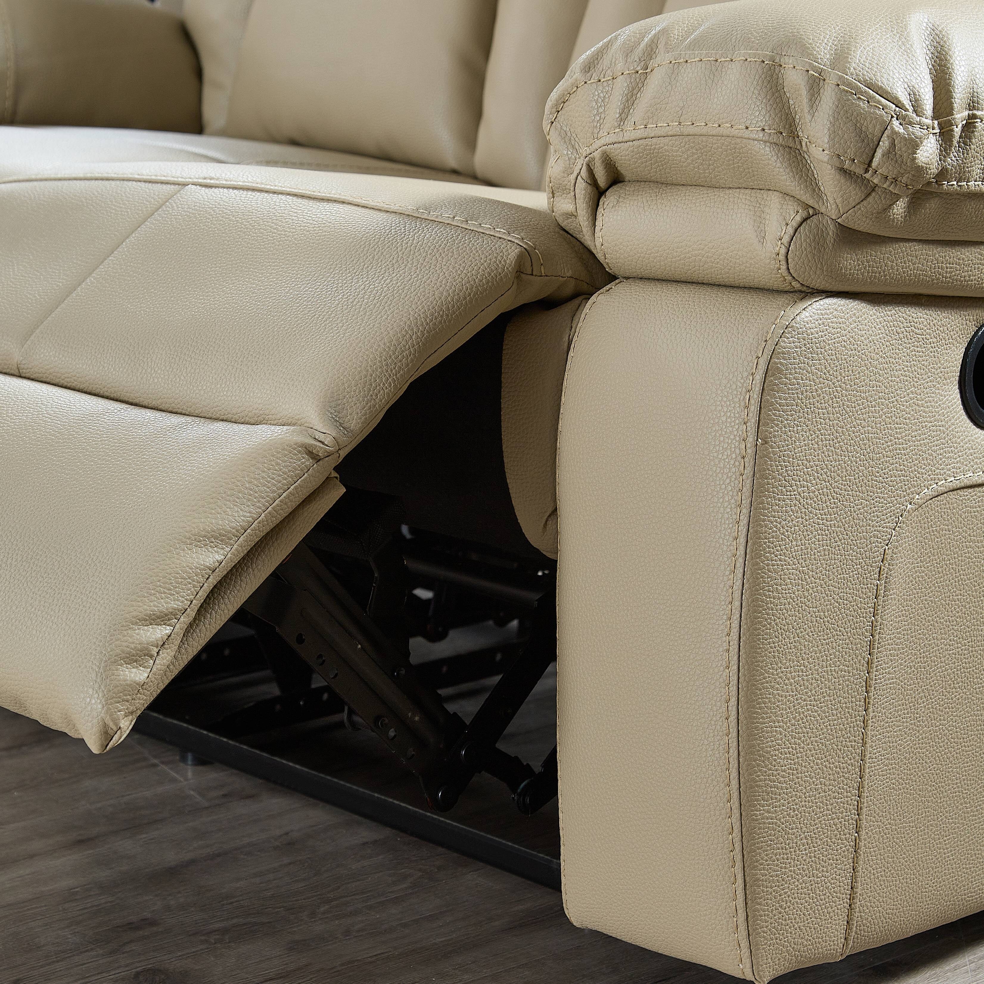 Fauteuil inclinable en cuir reconstitué