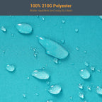 Ensemble de bistrot d'extérieur Bonosuki 3 pièces avec chaises à bascule et table d'appoint