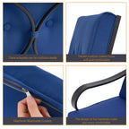 Ensemble de bistrot d'extérieur Bonosuki 3 pièces avec chaises à bascule et table d'appoint