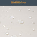 Ensemble de bistrot d'extérieur Bonosuki 3 pièces avec chaises à bascule et table d'appoint