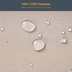 Ensemble de bistrot d'extérieur Bonosuki 3 pièces avec chaises à bascule et table d'appoint