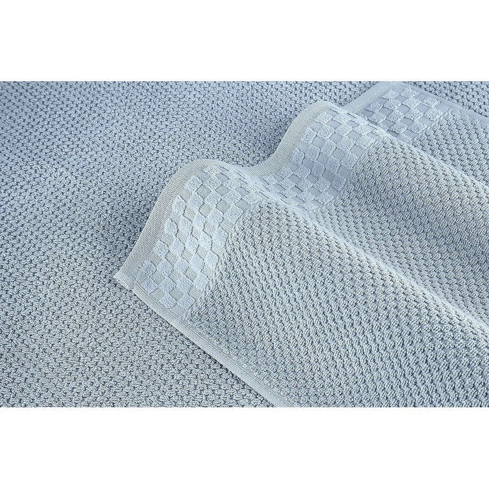 Collection de serviettes Boston en coton turc, luxueuses et douces, 2 grandes serviettes de bain, 2 débarbouillettes et 2 essuie-mains (lot de 6)