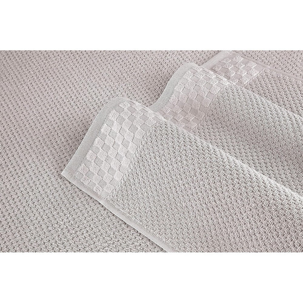 Collection de serviettes Boston en coton turc, luxueuses et douces, 2 grandes serviettes de bain, 2 débarbouillettes et 2 essuie-mains (lot de 6)