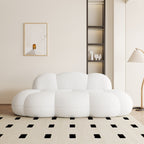 Canapé Cloud rembourré Boucle, canapé de sol moderne sans cadre