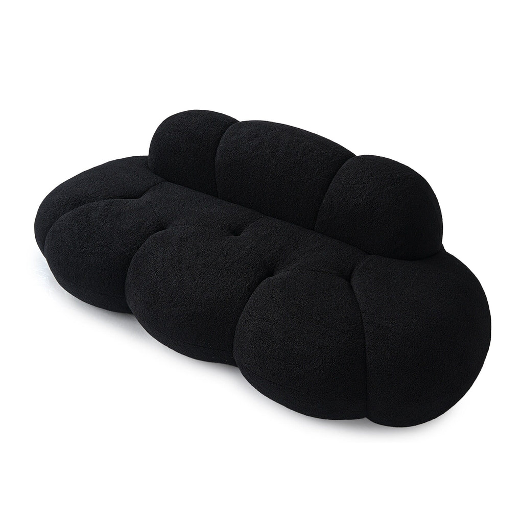 Canapé Cloud rembourré Boucle, canapé de sol moderne sans cadre