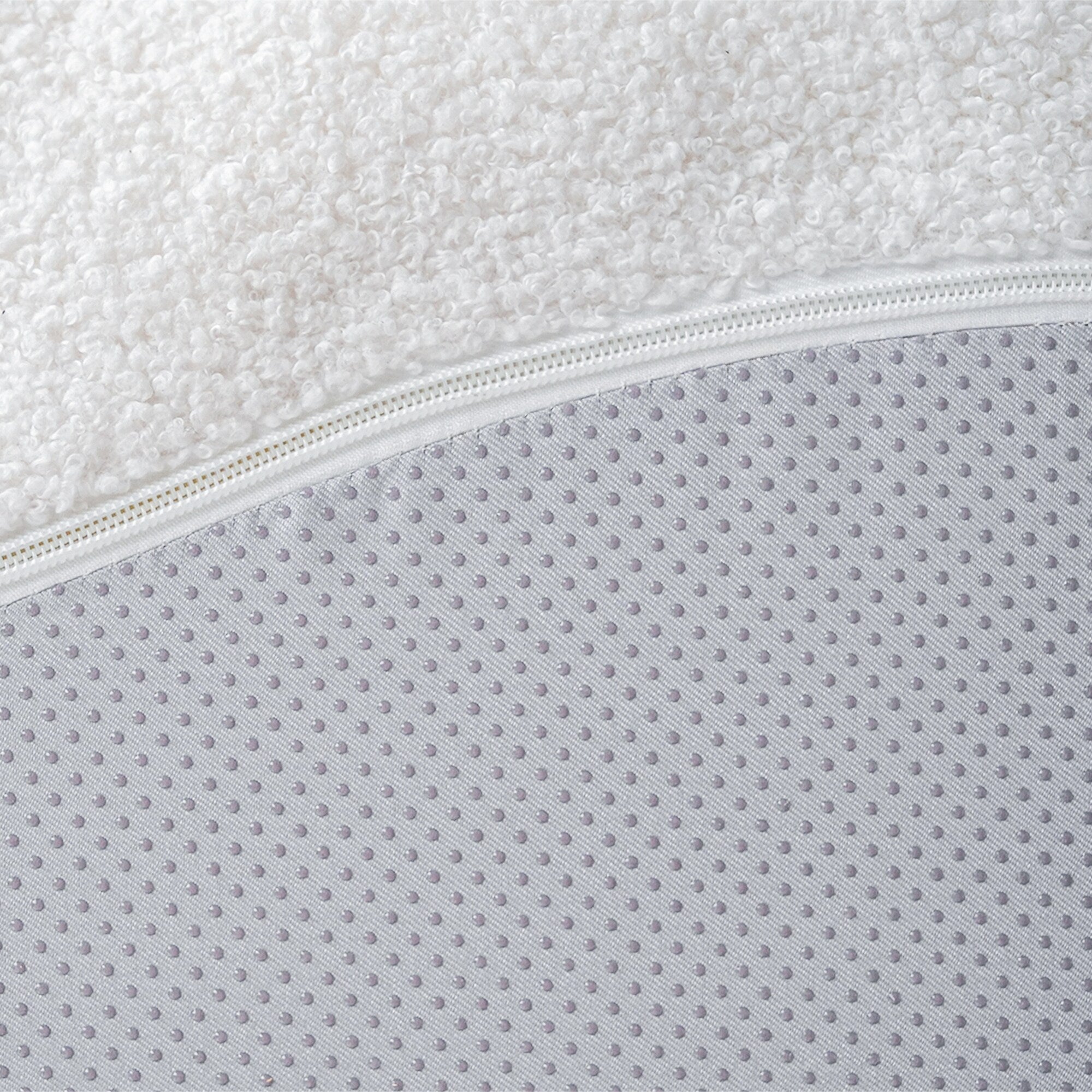 Canapé Cloud rembourré Boucle, canapé de sol moderne sans cadre