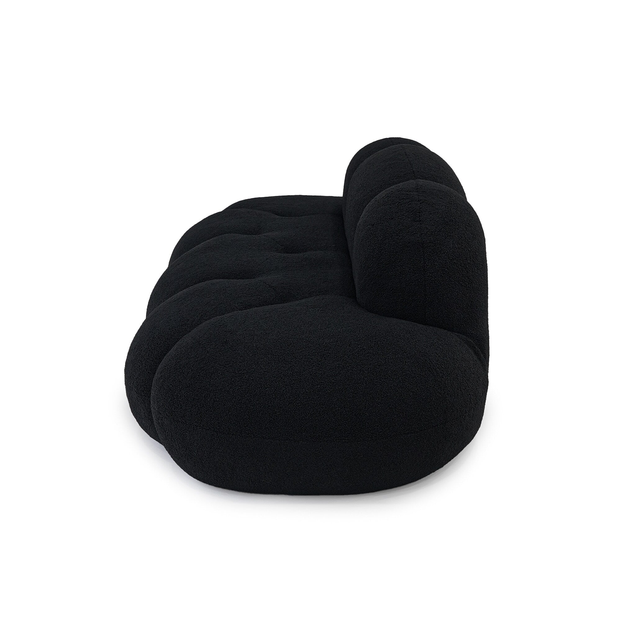 Canapé Cloud rembourré Boucle, canapé de sol moderne sans cadre