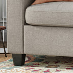 Canapé trois places Bowden en polyester par Christopher Knight Home