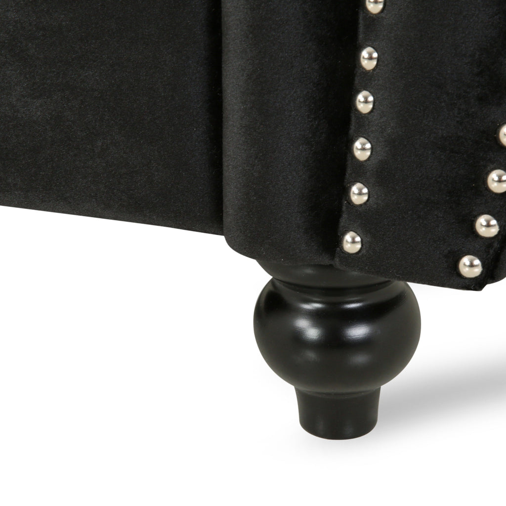 Canapé Bowie Glam en velours par Christopher Knight Home