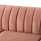 Canapé Bowie Glam en velours par Christopher Knight Home